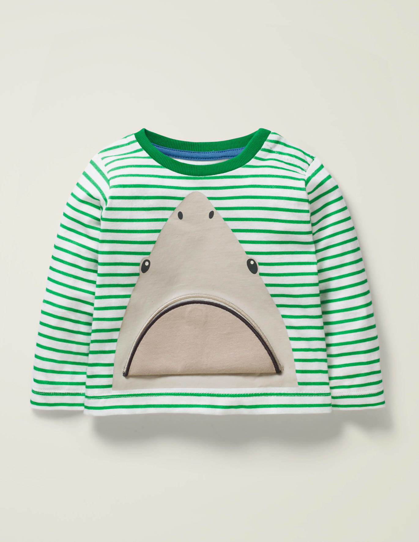 Lift The Flap T-Shirt - Rich Emerald Green Shark